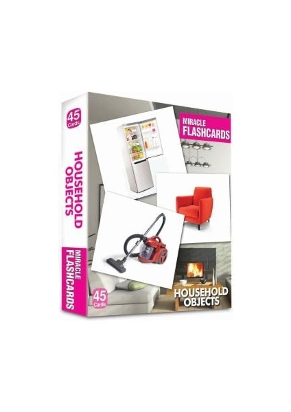 Miracle Flashcards Household Objects (45 Cards)