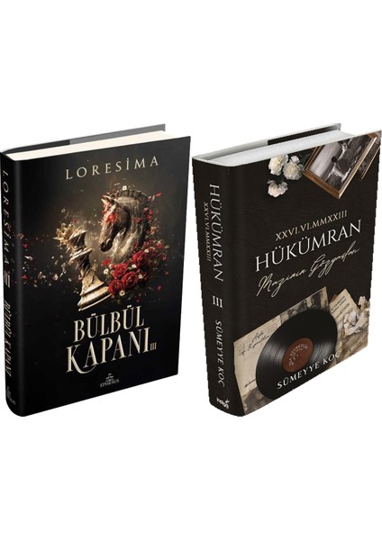 Hükümran 3 Ciltli ve Ephesus Yayınları Bülbül Kapanı 3 Ciltli Loresima 2li Set
