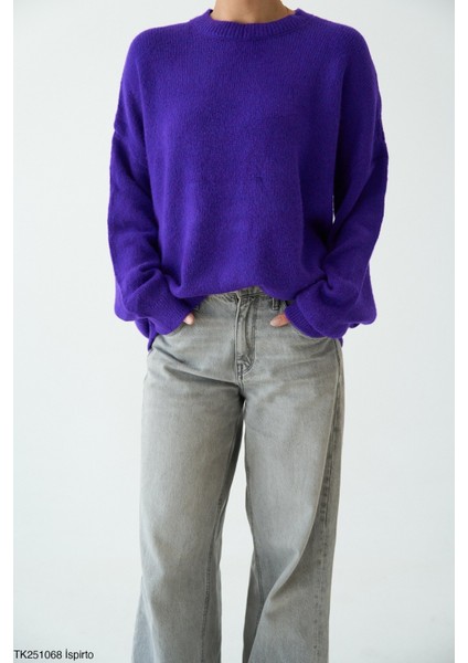 Kadın Bisiklet Yaka Basıc Kazak fiyatları