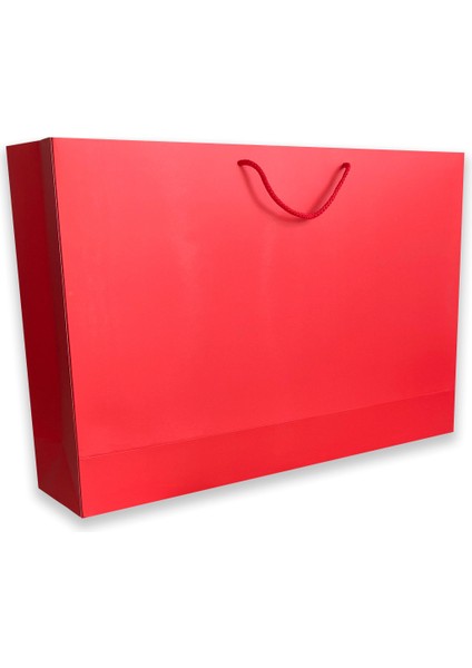 10 Adet Kırmızı Karton İpli Çanta (55X37X12) fiyatları