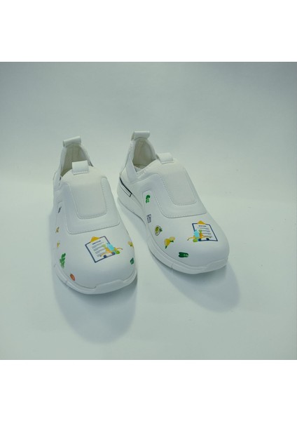 Diyetisyen Desenli Ortopedik Taban Kadın Spor Ayakkabı fiyatları