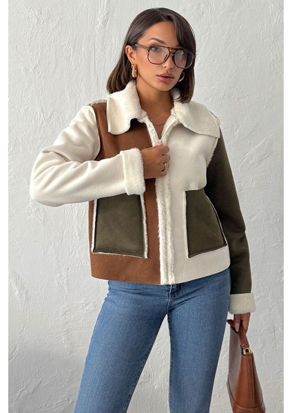 Süet Tavşan Tüyü Lamine Mont fırsatları