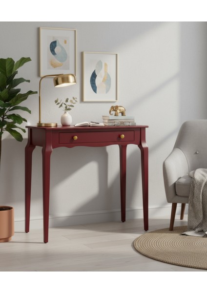 85 cm Masif Konik Bordo Dresuar