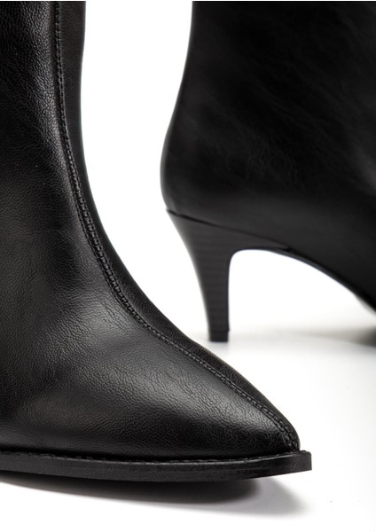 Suins Lucin Kadın Siyah Kahve Çizme 7 cm Topuk Boyu Çizme modelleri