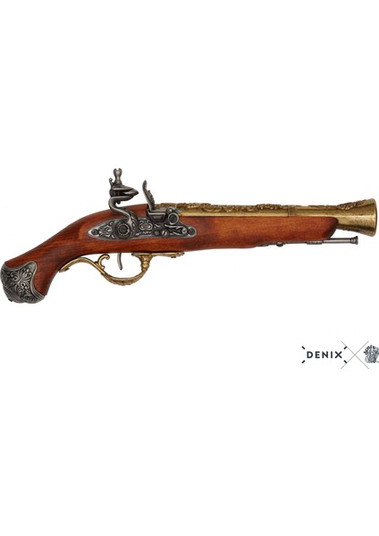 England 18TH Flintlock Pistol Koleksiyon Obje 36CM fiyatları