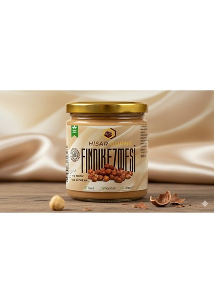 Şeker Ilavesiz Ballı Fındık Ezmesi