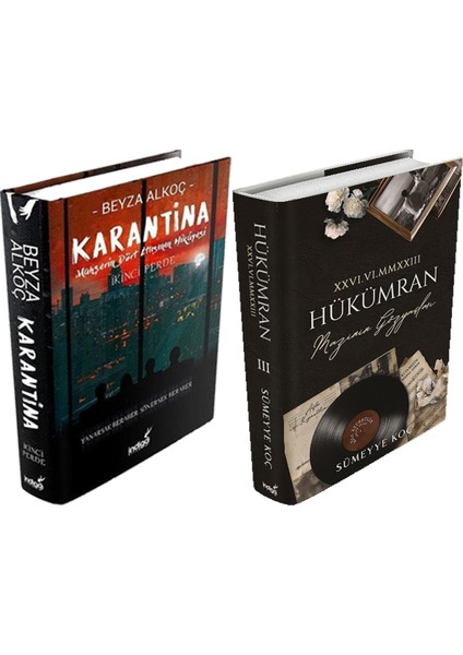 Hükümran 3 Ciltli ve Karantina 2 Ciltli Beyza Alkoç 2li Set