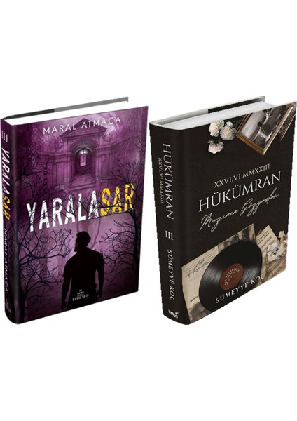 Hükümran 3 Ciltli ve Ephesus Yayınları Yaralasar 3 Ciltli Maral Atmaca 2li Set