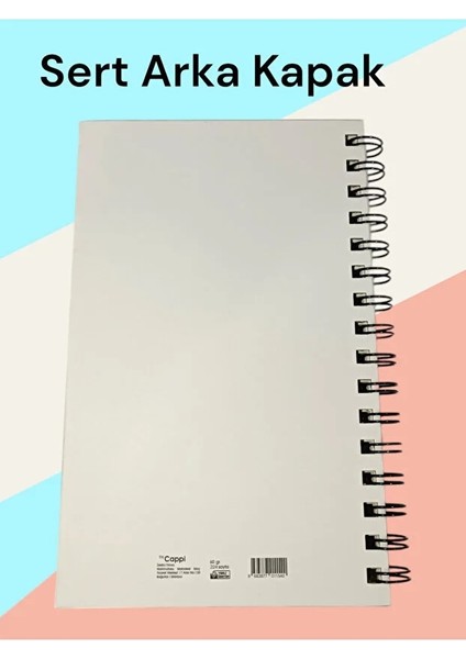 Pullu Simli 14X21 Spiralli Pvc Hologramlı Defter 224 Sayfa Ivory Premium Seri modelleri