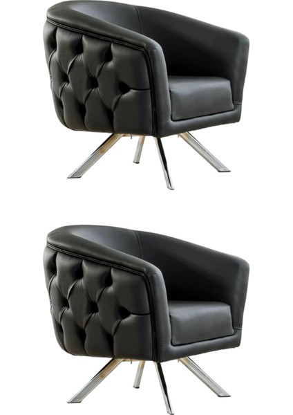 Döner Ayaklı Ofis Koltuğu 2 Adet Tekli