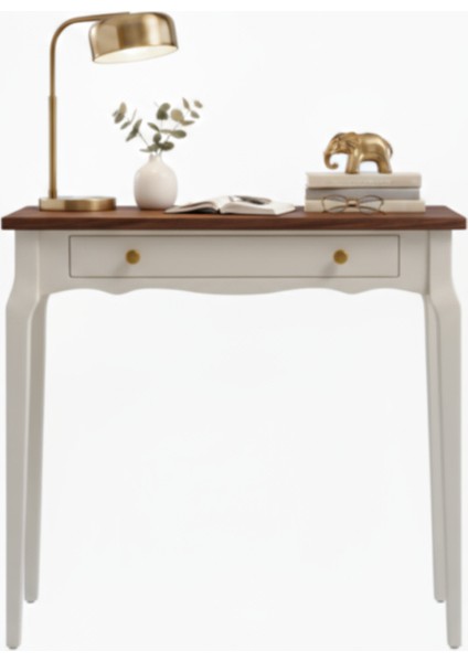 90 cm Masif Konik Krem Ceviz Dresuar fiyatları