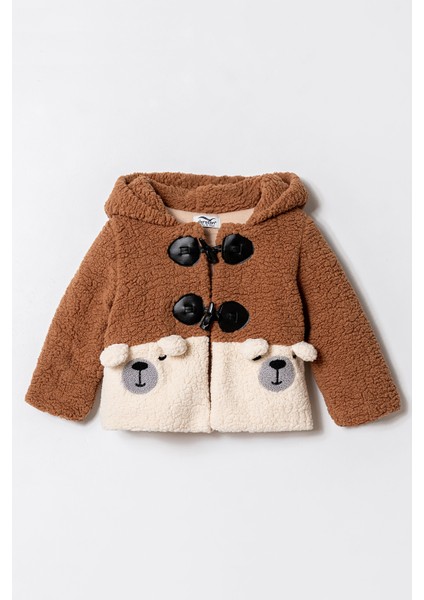 Kapüşonlu Welsoft Kuzu Hırka 9 Ay - 3 Yaş