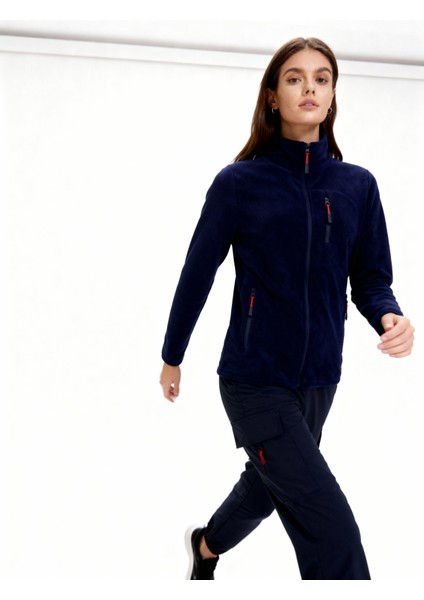 Kadın Extreme Rüzgar Geçirmez Cepli Outdoor Tam Fermuarlı Polar Ceket W223-1 fiyatları