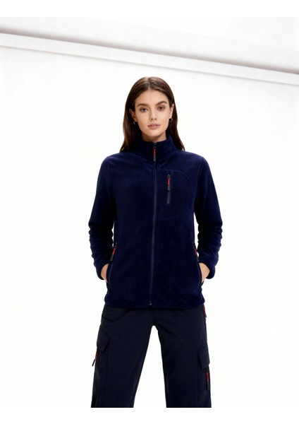 Kadın Extreme Rüzgar Geçirmez Cepli Outdoor Tam Fermuarlı Polar Ceket W223-1 indirimleri