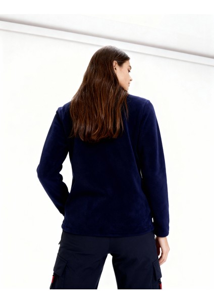 Kadın Extreme Rüzgar Geçirmez Cepli Outdoor Tam Fermuarlı Polar Ceket W223-1