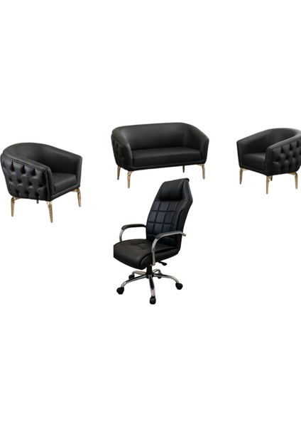 Deri Ofis Büro Koltuk Takımı ve Makam Koltuğu