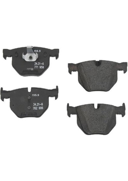 Fren Balata Arka Bmw X5 (E70) 3.0 Sı 2007-2012 / (E70) 3.0 D 2007-2012 / (E70) 4.8i 2007-2012 / (E70) 4.4i 2007-2012 / (E70) 3.5 Xd 2007-2012