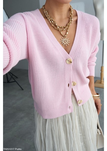 Kadın Düğmeli Standart Beden Salaş Hırka modelleri