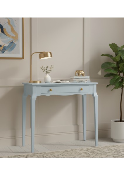 85 cm Masif Konik Açık Mavi Dresuar