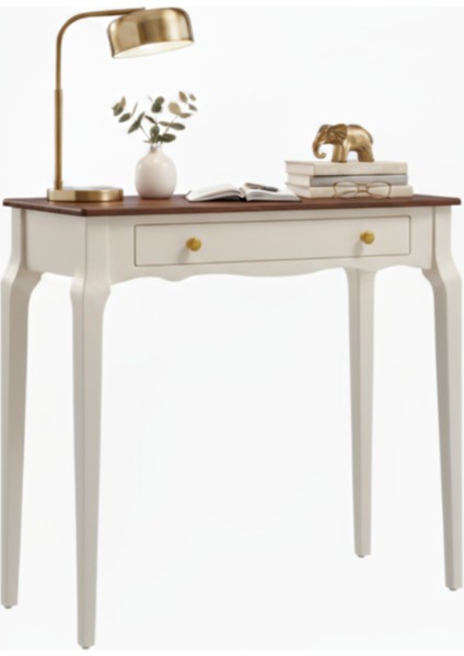 100 cm Masif Konik Krem Ceviz Dresuar fiyatları