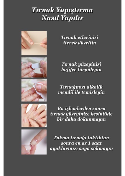 240 Adet 3m Bant Yapıştırıcı Small Beden Çok Kuvvetli Takma Tırnak Yapıştırma Bandı modelleri