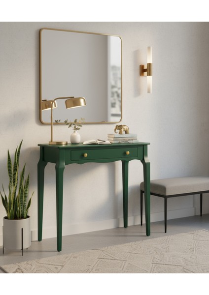 85 cm Masif Konik Yeşil Dresuar