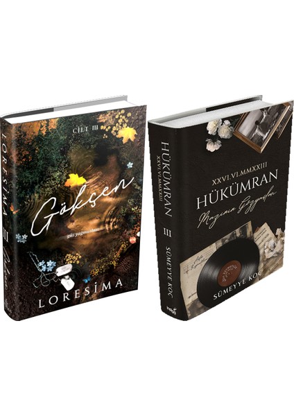 Hükümran 3 Ciltli ve Ephesus Yayınları Gökçen 2 Ciltli Loresima 2li Set