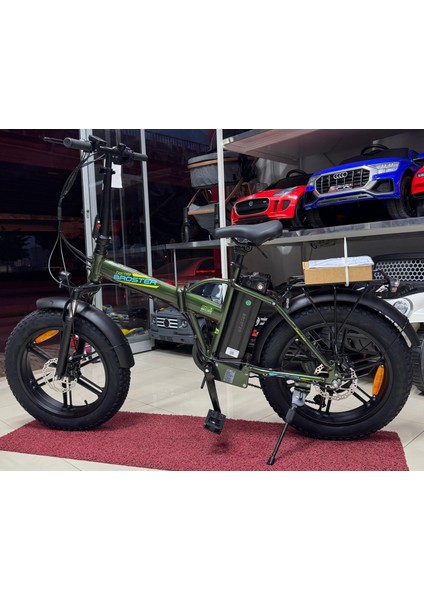 Broster Techla Hidrolik Fren Katlanır Elektrikli Bisiklet Metalik Renk Tonu