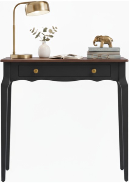 90 cm Masif Konik Siyah Ceviz Dresuar modelleri