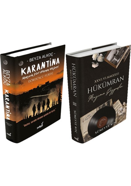 Hükümran 3 Ciltli ve Karantina 4 Ciltli Beyza Alkoç 2li Set