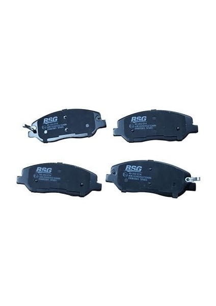 Fren Balata On Ikazlı Kıa Sorento Iı 2.0 2.2 2009-2015 / Hyundaı Santa Fe Iı 2.0 2.2 Crdı 2006-2012 / Santa Fe Iıı 2.0 2012-/ Genesıs 2008-2014/ Ssangyong Musso Grand 2.2 2018-/ Korando 2.0 2010-