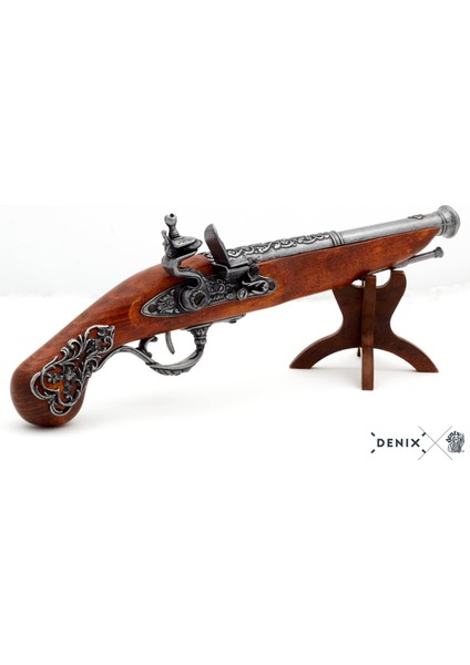 England 18TH Flintlock Pistol Koleksiyon Obje 37CM fiyatları