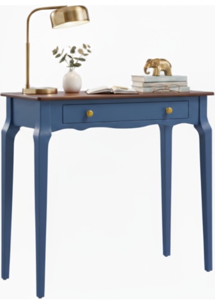 85 cm Masif Konik Mavi Ceviz Dresuar modelleri