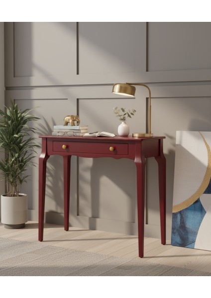 90 cm Masif Konik Bordo Dresuar