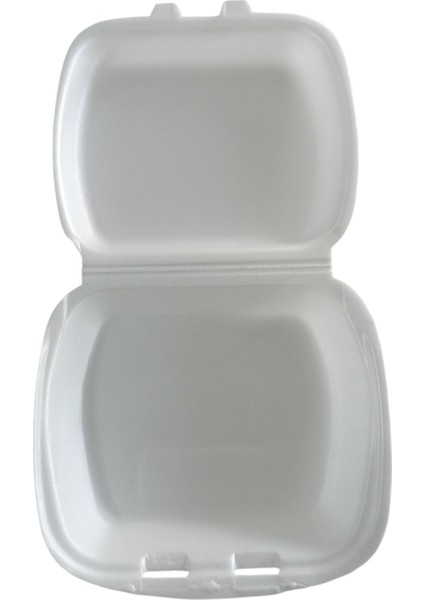 Tek Göz Kapaklı Kullan-At Köpük Yiyecek-Saklama Kabı x 10 Adet modelleri