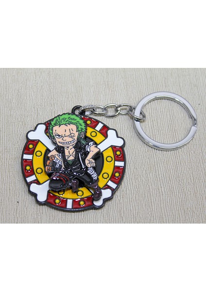 Metal Dönen One Piece Anahtarlık