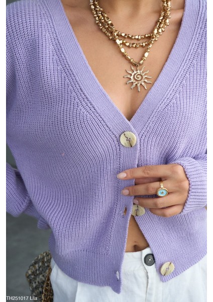 Kadın Düğmeli Standart Beden Salaş Hırka fiyatları