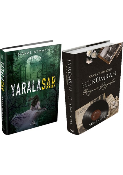 Hükümran 3 Ciltli ve Ephesus Yayınları Yaralasar 2 Ciltli Maral Atmaca 2li Set