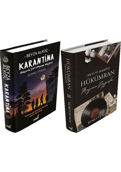 Hükümran 3 Ciltli ve Karantina 5 Ciltli Beyza Alkoç 2li Set