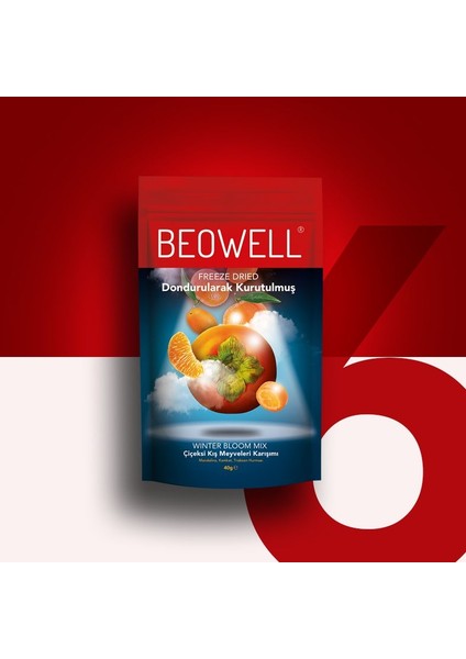 Winter Bloom Mix 6'lı Set – Freeze Dried Dondurularak Kurutulmuş Kış Meyveleri