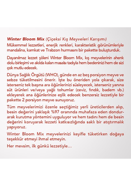 Winter Bloom Mix 6'lı Set – Freeze Dried Dondurularak Kurutulmuş Kış Meyveleri modelleri