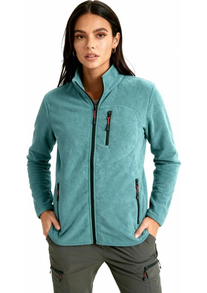 Kadın Extreme Rüzgar Geçirmez Cepli Outdoor Tam Fermuarlı Polar Ceket W223-29 fiyatları