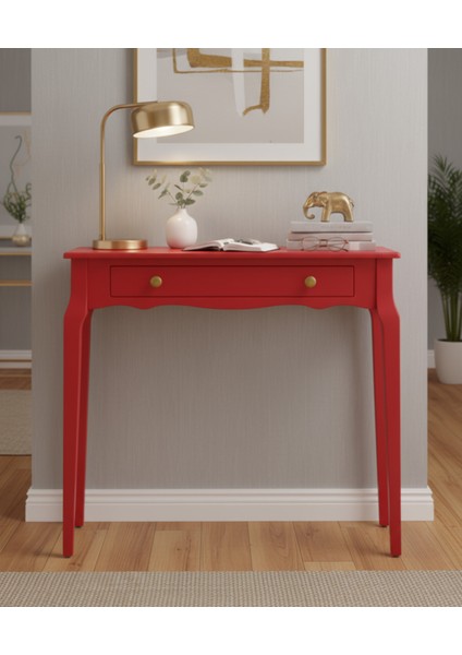 100 cm Masif Konik Kırmızı Dresuar