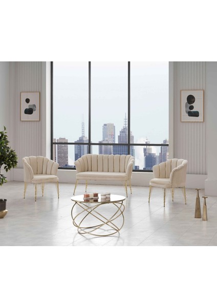 Zentro Ofis Çay Seti Koltuk Takımı ve Sehpa