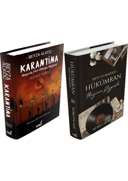 Hükümran 3 Ciltli ve Karantina 3 Ciltli Beyza Alkoç 2li Set