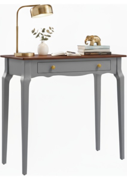 85 cm Masif Konik Gri Ceviz Dresuar modelleri