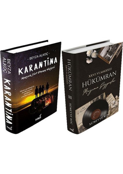 Hükümran 3 Ciltli ve Karantina 1 Ciltli Beyza Alkoç 2li Set