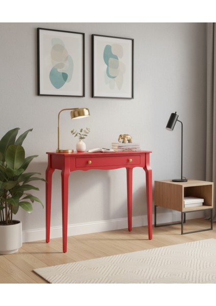 85 cm Masif Konik Kırmızı Dresuar