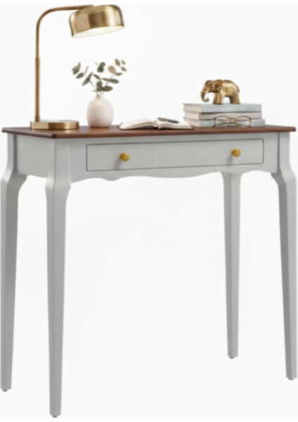 100 cm Masif Konik Açık Gri Ceviz Dresuar fiyatları