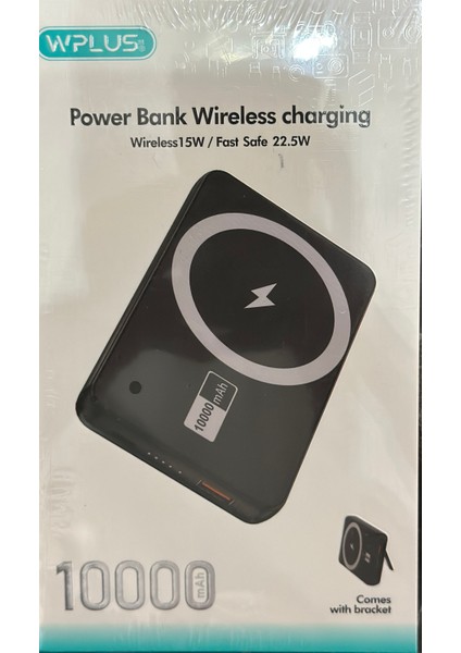 15W Wireless Şarj, Kablosuz Powerbank 10000 Mah – 22.5W Hızlı Şarj, 1 Yıl Garanti, Braketli Tasarım modelleri